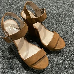Brown Wedge Heels